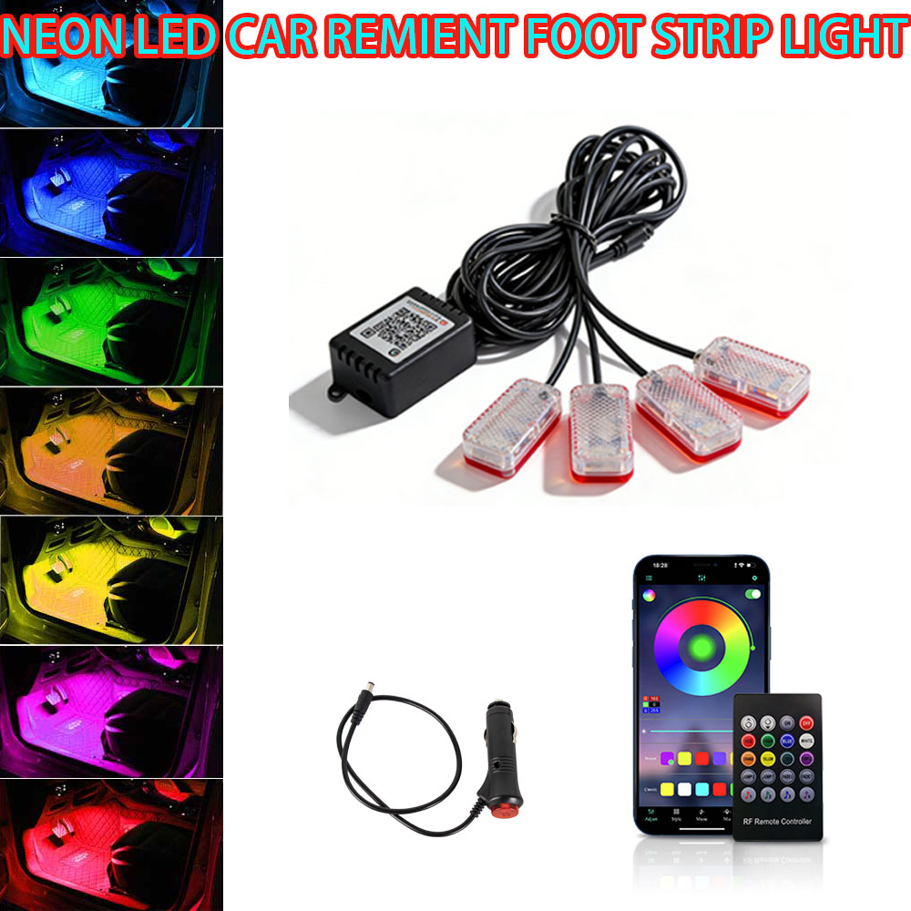 Led Gaming Light Strip - RGB Neon LED Foot Light For