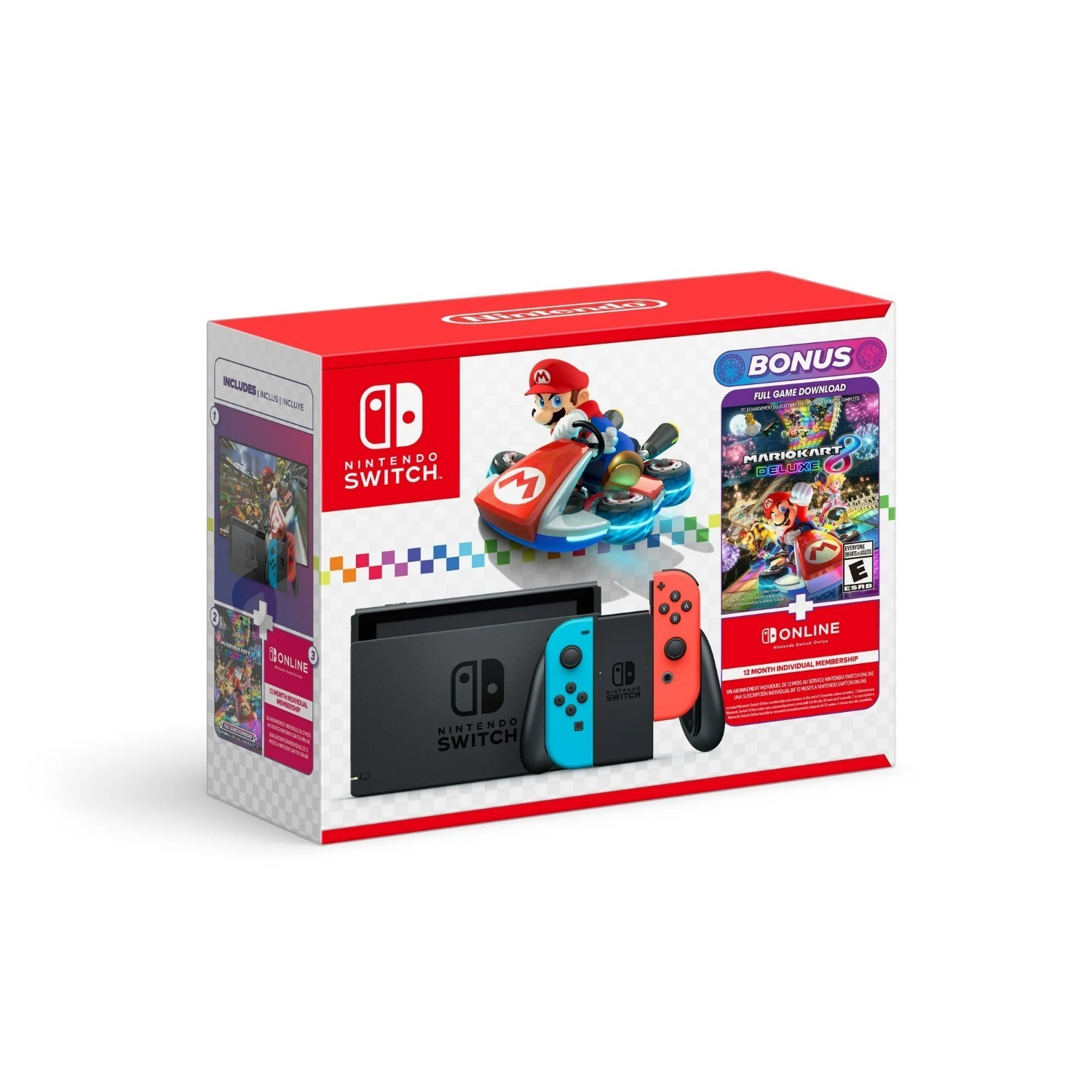 Gaming Console Mario - Nintendo Switch Console Bundle with Mario