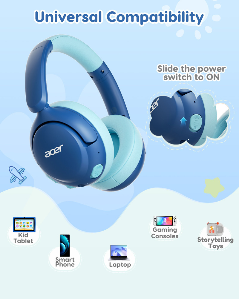 Acer OHR725 Kids Bluetooth 5.4 - Gaming Console Ipad recension och pris