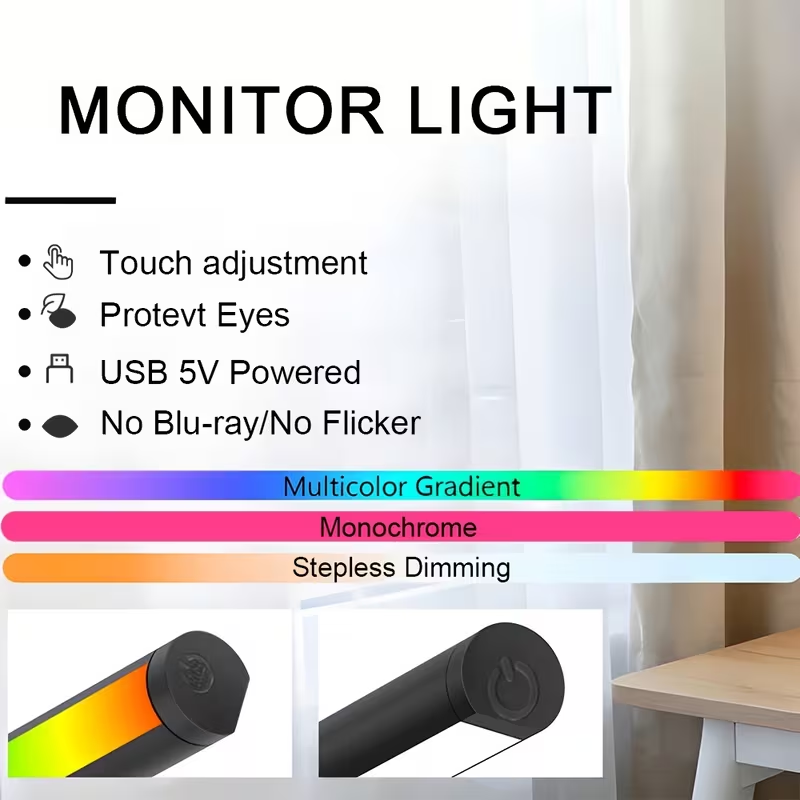 Monitor Light Bar LED Computer - Led Gaming Light Strip recension och pris