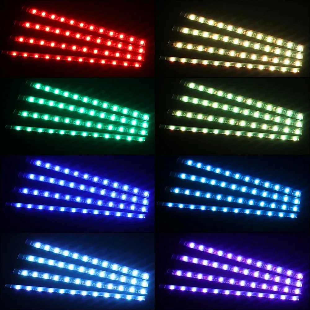 Universal 48 LED USB Car RGB A - Led Gaming Light Strip recension och pris
