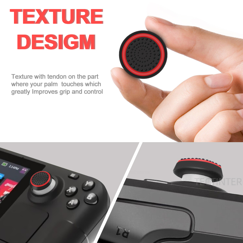 4PCS Silicone Analog ThumbStic - Gaming Console And Pc recension och pris