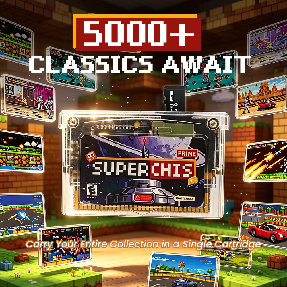 Retro Superchis Flash Game Car - Handheld Gaming Console recension och pris