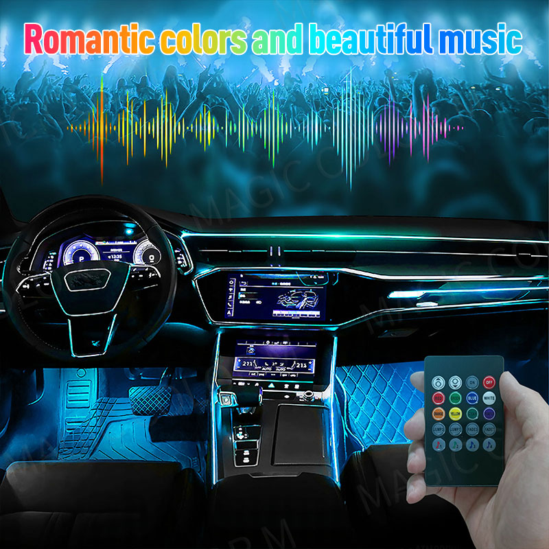 48/72 Led Car Foot Ambient Lig - Led Gaming Light Strip recension och pris