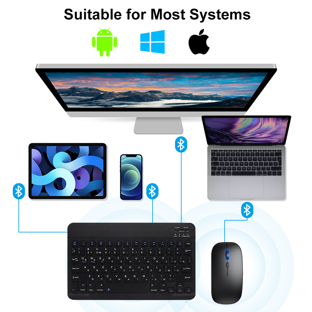 Bluetooth Keyboard and Mouse F - Gaming Console Ipad recension och pris
