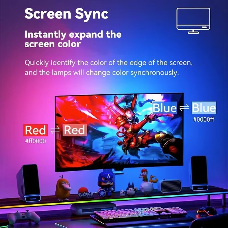 RGB Gaming Lights Strip Monito - Led Gaming Light Strip recension och pris