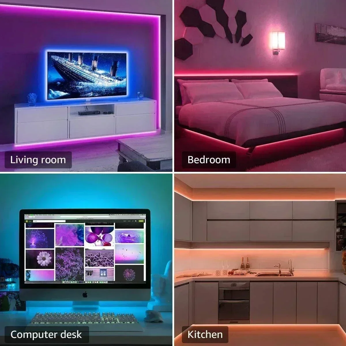 Smart RGB LED Gaming Light Str - Led Gaming Light Strip recension och pris