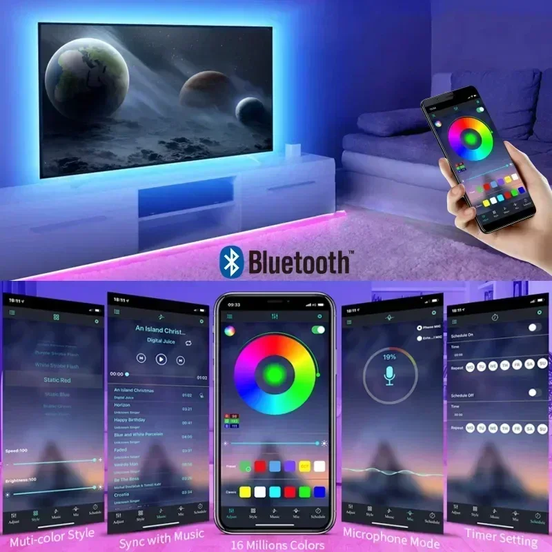 Smart RGB LED Gaming Light Str - Led Gaming Light Strip recension och pris