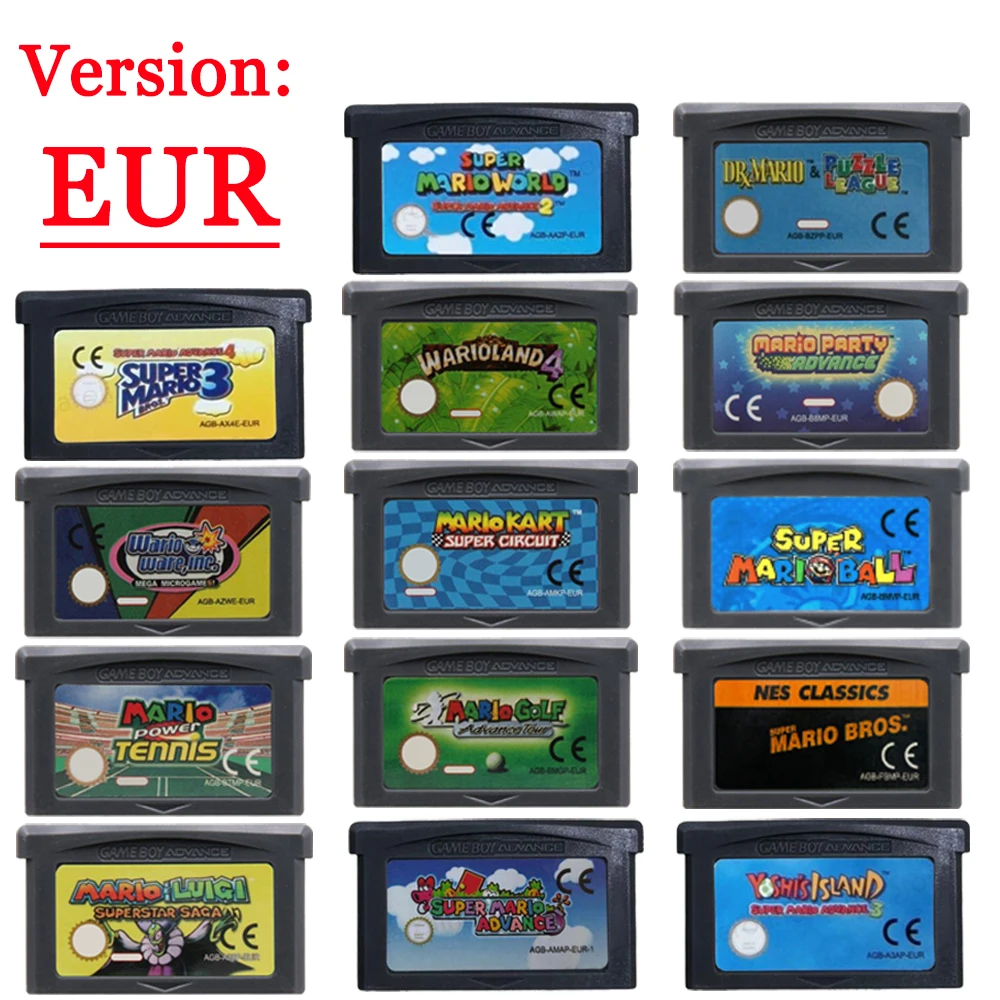 GBA Game Cartridge 32 Bit Vide - Gaming Console Mario recension och pris