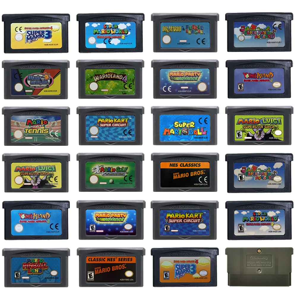 •GBA Game Cartridge 32 Bit Vid - Gaming Console Mario recension och pris