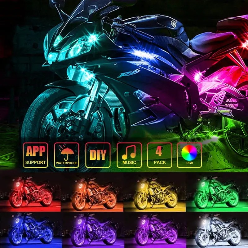 Motorcycle LED Decorative ligh - Led Gaming Light Strip recension och pris
