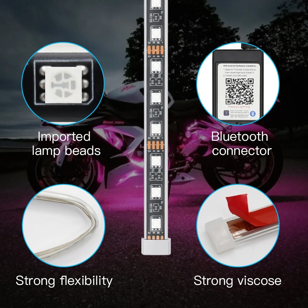 Motorcycle LED Decorative ligh - Led Gaming Light Strip recension och pris