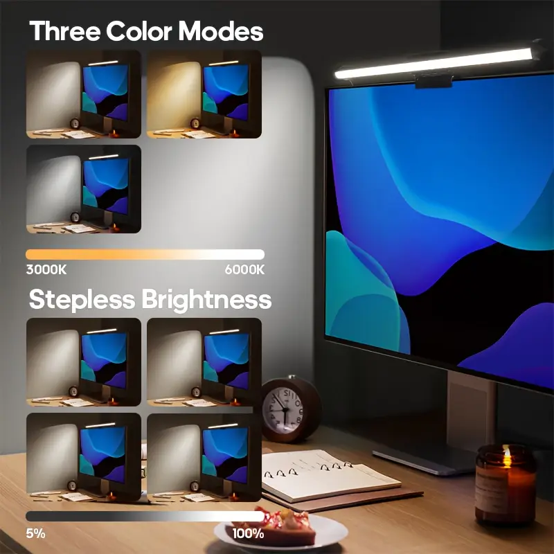 USB LED Desk Lamp Screen Hangi - Led Gaming Light Strip recension och pris