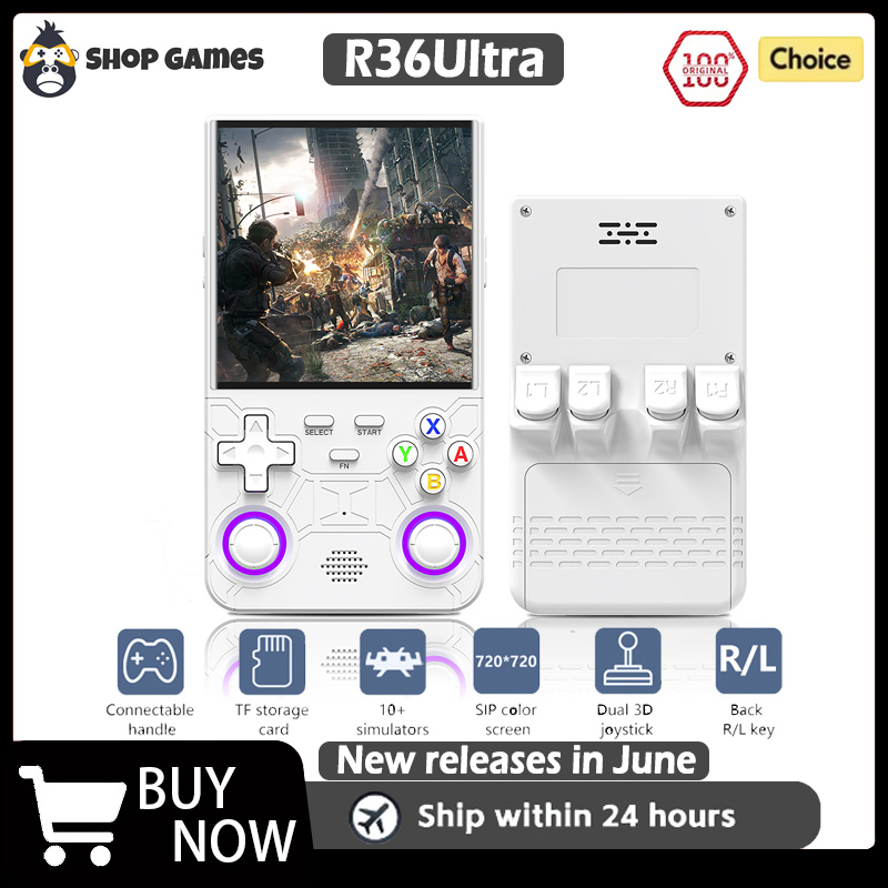 R36 Ultra Open Source R36S Vid - Gaming Console Mario recension och pris