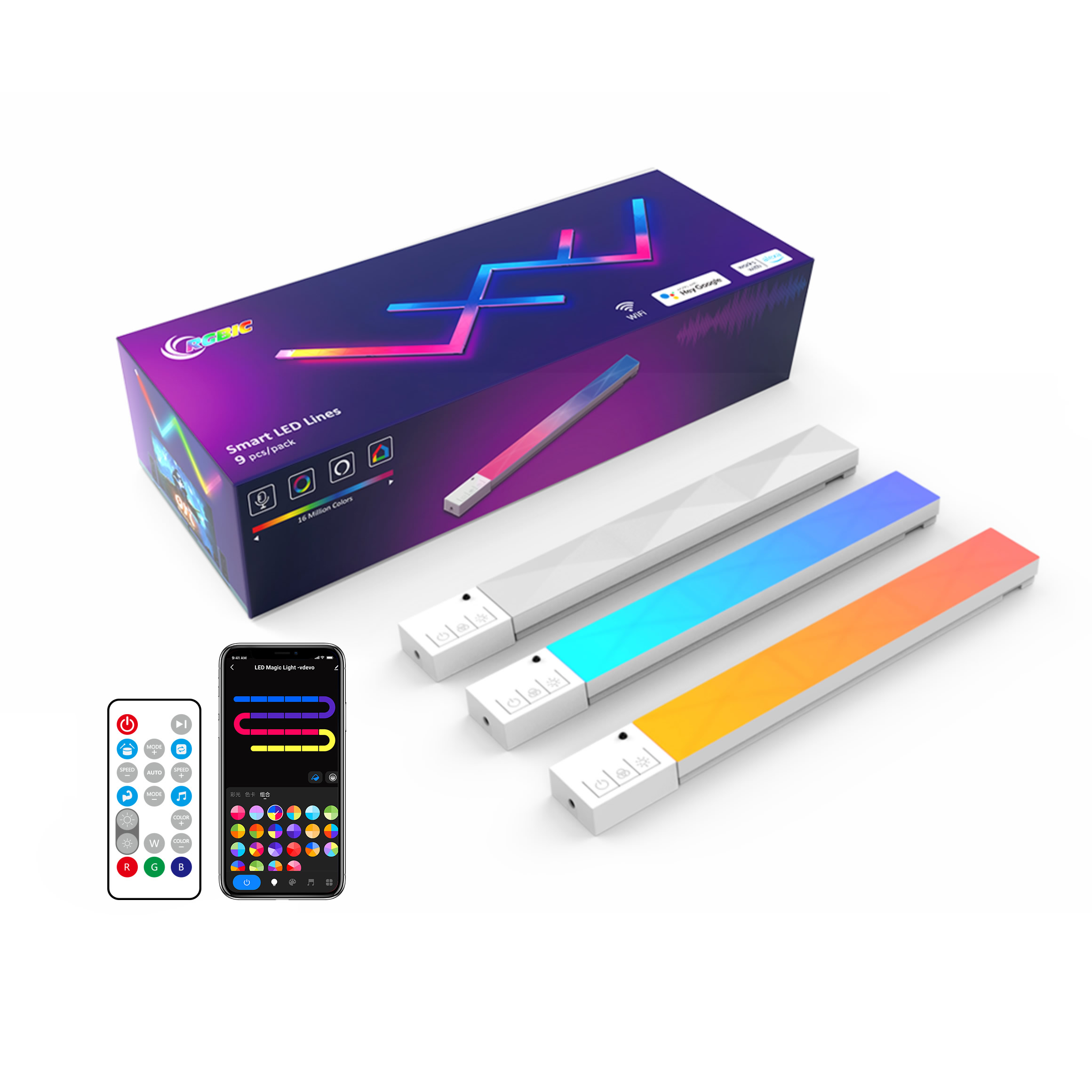 EE1 Splicing WiFi Music LED St - Led Gaming Light Strip recension och pris